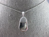 ESTATE .12CT DIAMOND 14K WHITE GOLD MATTE & SHINY BABYGIRL SHOE FLOATING PENDANT