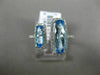 ESTATE LARGE 2.34CT DIAMOND & AAA BLUE TOPAZ 14K WHITE GOLD DOUBLE HALO FUN RING