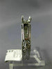ANTIQUE .40CT DIAMOND 18KT WHITE GOLD 3D ROUND SEMI MOUNT ENGAGEMENT RING #22417