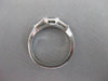 ESTATE .37CT BAGUETTE DIAMOND 14KT WHITE GOLD 3D WEDDING ANNIVERSARY RING #1179