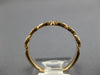 .09CT DIAMOND 14KT YELLOW GOLD 3D 2MM MARQUISE SHAPE FILIGREE ANNIVERSARY RING