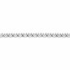 ESTATE 5.0CT DIAMOND 14KT WHITE GOLD 3D CLASSIC ROUND TENNIS BRACELET