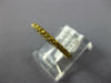 ESTATE .25CT AAA YELLOW SAPPHIRE 18KT YELLOW GOLD 3D 2MM SEMI ETERNITY FUN RING