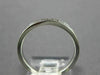 ESTATE .38CT DIAMOND 14KT WHITE GOLD 3D CLASSIC CHANNEL ANNIVERSARY RING #18944