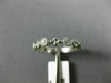 ESTATE .36CT DIAMOND 14K WHITE GOLD 3D FLOWER FILIGREE WEDDING ANNIVERSARY RING