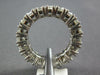 3.05CT DIAMOND 14KT WHITE GOLD 3D PRINCESS 4 PRONG ETERNITY 4MM ANNIVERSARY RING