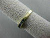 ESTATE .60CT AAA ASSCHER CUT SAPPHIRE 14KT YELLOW GOLD WEDDING RING BAND #20288