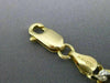 ESTATE LONG 14KT WHITE & YELLOW GOLD DIAMOND CUT FIGARO WOMEN'S BRACELET #22841