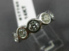 ESTATE WIDE 2.11CT DIAMOND 14K WHITE GOLD BEZEL ETERNITY ANNIVERSARY RING 17744