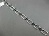ESTATE LARGE 1.45CT DIAMOND & AAA ONYX 18KT WHITE GOLD 3D OCTAGON LINK BRACELET