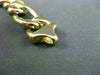 ESTATE 14K WHITE & YELLOW GOLD 3D SOLID BLACK ONYX STRIATED CROSS PENDANT #24846