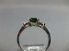 1.30CT DIAMOND & AAA RUSSALITE 14KT WHITE GOLD 3D ROUND 3 STONE ENGAGEMENT RING
