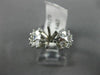 .82CT DIAMOND 14K WHITE GOLD CLASSIC 2 ROW ROUND SEMI MOUNT ENGAGEMENT RING 1273