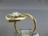 EXTRA LARGE .81CT DIAMOND 14KT YELLOW GOLD 3D CLUSTER HALO HEART SHAPE FUN RING