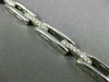 ANTIQUE 1.50CT DIAMOND 14K WHITE GOLD 3D CLASSIC PAVE BOX LINK BRACELET #18512