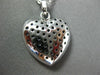 LARGE 1.69CT DIAMOND & AAA SAPPHIRE 18KT WHITE & BLACK GOLD MULTI HEART PENDANT