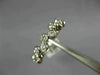 ESTATE .53CT DIAMOND 14KT WHITE GOLD ETOILE BEZEL ELEVEN STONE ANNIVERSARY RING
