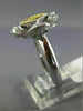 ESTATE .36CT WHITE & FANCY YELLOW DIAMOND 18K 2 TONE GOLD SQUARE FRIENDSHIP RING