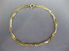 ESTATE 14KT YELLOW GOLD 3D CLASSIC ROPE HERRING BONE FUN BRACELET