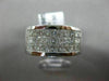 ESTATE WIDE 1.96CT PRINCESS DIAMOND 14K WHITE GOLD 3D INVISIBLE ANNIVERSARY RING