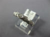 ESTATE .14CT DIAMOND 18KT WHITE GOLD MATTE & SHINY SQUARE PAVE ANNIVERSARY RING