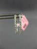 .31CT DIAMOND 14KT WHITE GOLD 3D 1.5MM CLASSIC HUGGIE LEVERBACK HANGING EARRINGS