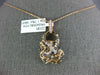 ESTATE LARGE 1.78CT MULTI COLOR DIAMOND 18KT ROSE GOLD 3D SIDEWAYS HEART PENDANT