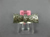 ESTATE .81CT DIAMOND WHITE GOLD 3D CLASSIC DOUBLE SIDED BOW FUN LOVE RING