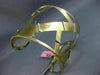 ESTATE EXTRA LARGE .69CT DIAMOND 14KT 2 TONE GOLD SQUARE ZIG ZAG BANGLE BRACELET