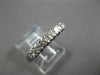 ANTIQUE .42CT DIAMOND 14KT WHITE GOLD 7 STONE FILIGREE WEDDING ANNIVERSARY RING