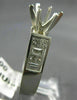 1.60CT DIAMOND PLATINUM ROUND PRINCESS BAGUETTE SEMI MOUNT ENGAGEMENT RING 13900