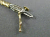 ESTATE 1.20CT BAGUETTE CUT DIAMOND 14KT WHITE & YELLOW GOLD 3D BRACELET #20747