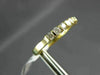 ESTATE .50CT DIAMOND 14K YELLOW GOLD 7 STONE OPEN CHANNEL ANNIVERSARY RING 22467
