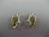 ESTATE .90CT PRINCESS CUT DIAMOND 14K YELLOW GOLD HANGING CLIP ON EARRINGS 22501