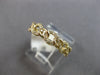 ESTATE .20CT DIAMOND 14KT YELLOW GOLD 5MM CLASSIC LOVE KNOT OVAL LINK FUN RING