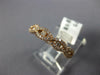 .37CT DIAMOND 18KT ROSE GOLD 3D INFINITY ETOILE SEMI ETERNITY ANNIVERSARY RING