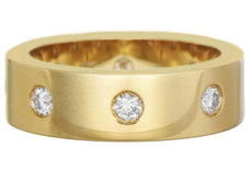 .48CT DIAMOND 18KT YELLOW GOLD CLASSIC ETOILE ETERNITY WEDDING ANNIVERSARY RING
