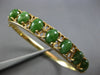 ANTIQUE WIDE AAA JADE 14KT YELLOW GOLD OVAL FILIGREE CUFF BANGLE BRACELET #28241