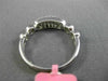 ESTATE .30CT DIAMOND 18KT WHITE GOLD 3D MULTI ROW PAVE WEDDING ANNIVERSARY RING