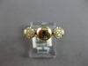 ESTATE .16CT DIAMOND 14KT YELLOW GOLD 3D ROUND CLUSTER FLOWER FUN RING