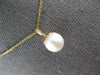 ESTATE AAA SOUTH SEA PEARL 14KT YELLOW GOLD CLASSIC 8MM FLOATING PENDANT #27430