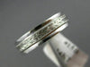 ESTATE 14K WHITE GOLD 3D CLASSIC FILIGREE MILGRAIN WEDDING ANNIVERSARY RING 1518