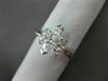 ESTATE 1.08CT MARQUISE DIAMOND 14KT WHITE GOLD 3 STONE ENGAGEMENT RING #22155