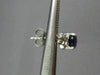 ESTATE 2.18CT DIAMOND & AAA AMETHYST 14K WHITE GOLD 3D OVAL BOW HANGING EARRINGS