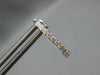 ESTATE .40CT DIAMOND 18KT WHITE GOLD 3D CLASSIC INSIDE OUT OVAL HANGING EARRINGS