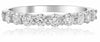 ESTATE .75CT DIAMOND 14KT WHITE GOLD ROUND SHARE PRONG WEDDING ANNIVERSARY RING