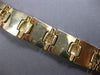 LARGE 8.83CT DIAMOND & AAA MULTI COLOR GEM 14KT YELLOW GOLD CUFF BRACELET #27930