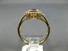 WIDE 1.51CT DIAMOND & AAA MORGANITE 14KT ROSE GOLD HALO FILIGREE ENGAGEMENT RING