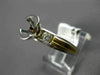 .34CT DIAMOND 18K 2 TONE GOLD ROUND SEMI BEZEL SEMI MOUNT ENGAGEMENT RING #ELV42