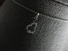 ESTATE .07CT DIAMOND 14KT WHITE GOLD 3D LITTLE SNOWMAN FUN FLOATING PENDANT